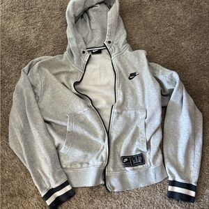 Nike Men's Gray Hooded Jacket